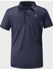 Poloshirt SCHÖFFEL "CIRC Polo Shirt Tauron M" Gr. 50, blau (8820, blau) Herren