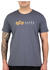 Alpha Industries Label Short Sleeve Crew Neck T-Shirt (118502) grey
