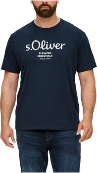 S.Oliver T-Shirt mit Logo-Print (2139910) blau
