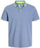 Short Sleeve Polo blue Regular (12143859) BrightCobalt/DetailNeon