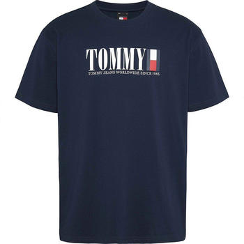 Tommy Hilfiger Regular Dna Flag Ext Short Sleeve T-Shirt blue (DM0DM18533-C1G)