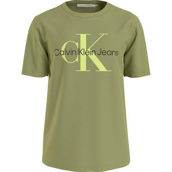 Calvin Klein Seasonal Monogram Short Sleeve T-Shirt (J30J320806) dark juniper
