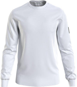Calvin Klein Badge Waffle Long Sleeve T-Shirt white (J30J323485-YAF)