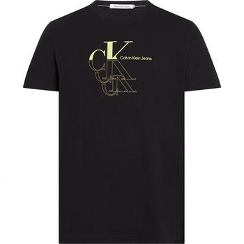 Calvin Klein Monogram Echo Graphic Short Sleeve T-Shirt black (J30J325352-BEH)