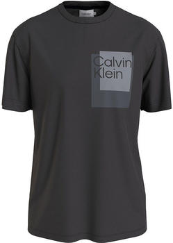 Calvin Klein Overlay Box Logo Short Sleeve T-Shirt grey (K10K112402-BEH)