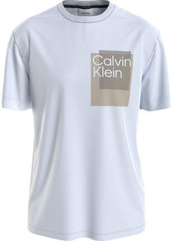 Calvin Klein Overlay Box Logo Short Sleeve T-Shirt white (K10K112402-YAF)