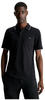 Poloshirt CALVIN KLEIN "STRETCH PIQUE TIPPING POLO" Gr. S, schwarz (ck black)...
