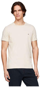 Tommy Hilfiger Stretch Slim Fit Short Sleeve T-Shirt beige (MW0MW10800-ACI)