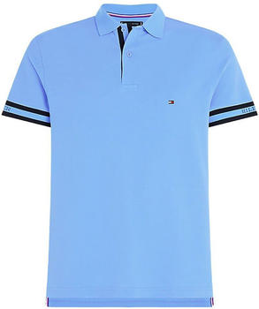 Tommy Hilfiger Monotype Logo Cuff Slim Fit Polo (MW0MW34737) blue