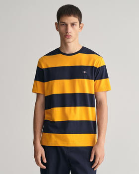 GANT T-shirt with block stripes (2003203) medal yellow