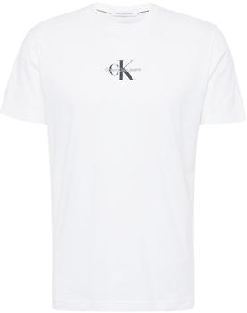 Calvin Klein Monologo Regular Short Sleeve T-Shirt (J30J323483) bright white