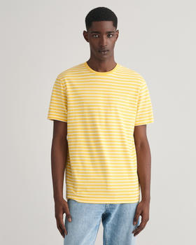 GANT Striped Short Sleeve T-shirt (2013037) smooth yellow