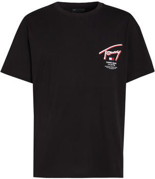 Tommy Hilfiger Signature Back Logo T-Shirt (DM0DM18574) black