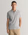 grey melange: GANT Slim Fit Archive Shield Piqué Polo Shirt (2220)