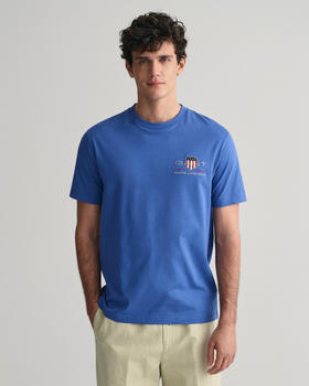 GANT Reg Archive Shield Emb T-shirt (2067004) rich blue