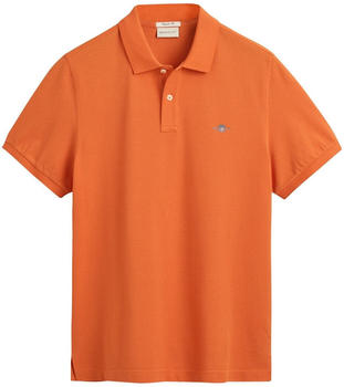 GANT Regular Fit Shield Piqué Poloshirt (2210) pumpkin orange