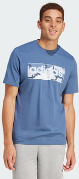 Adidas Camo Linear Graphic T-Shirt preloved Ink (IR5834)
