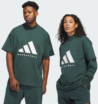 Adidas adidas Basketball 001_T-Shirt Mineral green (IT4510)