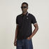 Stripe Short Sleeve Polo Shirt (D17127-5864-648) black: G-Star Dunda Slim Polo (D11595-5864)
