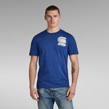 G-Star Shadow Slim Short Sleeve T-Shirt (D23901-336-1822) blue