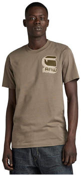 G-Star Shadow Slim Short Sleeve T-Shirt (D23901-336-273) brown