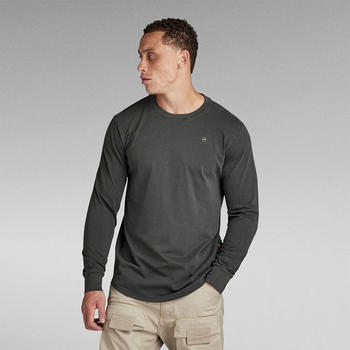 G-Star Painted Garment Dyed Long Sleeve T-Shirt (D24668-2653-B56) grey