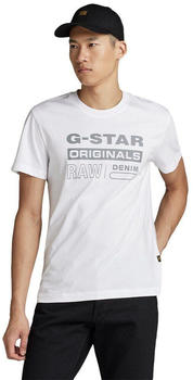 G-Star Reflective Originals Short Sleeve T-Shirt (D25020-336-110) white