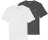 Marc O'Polo 2-Pack T-Shirts Regular aus reiner Bio-Baumwolle (421205809102-F00) grey/white