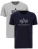 Alpha Industries Basic Short Sleeve T-Shirt 2 Units (106524) blue