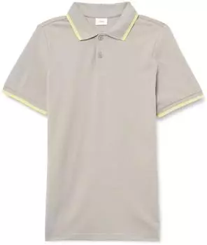 S.Oliver Poloshirt aus Baumwollpiqué (2143085) grau