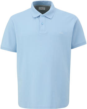 S.Oliver Poloshirt mit kleinem Label-Print (2154435) blau