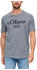 S.Oliver T-Shirt mit Label-Print (2139909) grau