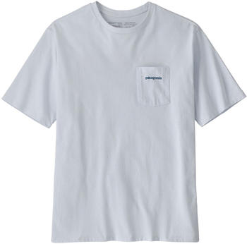 Patagonia Patagonia Logo Pocket Responsibili-Tee (37655) white
