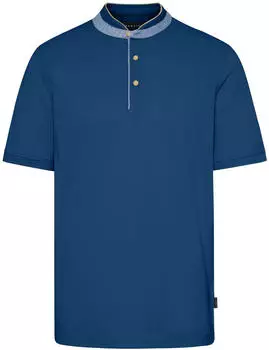 Bugatti Polo mit Stehkragen (8150-55003A-370) marine