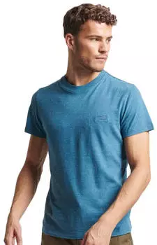 Superdry Vintage Logo Embroidered Emb Tee (M1011245A) alaskan blue marl