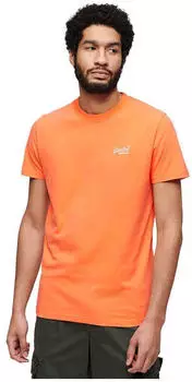 Superdry Vintage Logo Embroidered Emb Tee (M1011245A) sunburst coral
