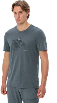 VAUDE Men's Tekoa T-Shirt III heron – VAUDE Men's Tekoa T-Shirt III heron – nachhaltiges Funktionsshirt mit klassischem Rundhals