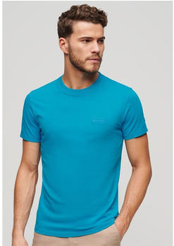 Superdry Essential Logo Emb Neon Short Sleeve T-Shirt (M1012065A) atomic blue