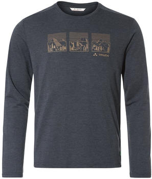 VAUDE Men's Rosemoor LS T-Shirt III black/oat