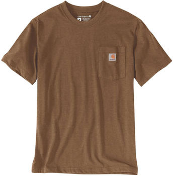 Carhartt Workwear Pocket Short-Sleeve T-Shirt (103296) oiled walnut heather