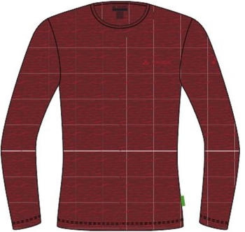 VAUDE Men's Essential LS T-Shirt carmine/mars red