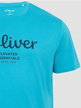 S.Oliver T-Shirt mit Logo-Print (2139910) t&uuml;rkis