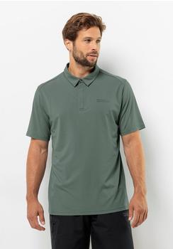 Jack Wolfskin Delgami Polo M T-Shirt hedge green