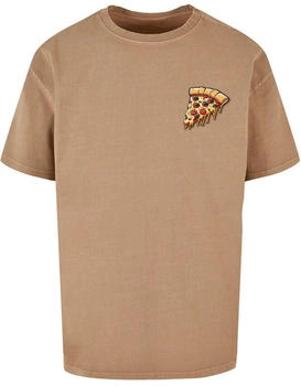 Merchcode Pizza Comic Heavy Oversized Tee unionbeige