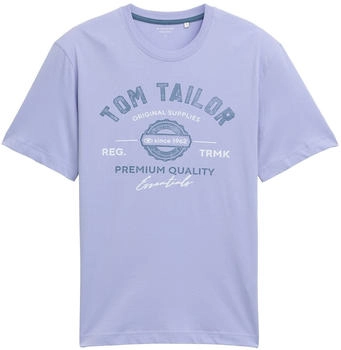 Tom Tailor T-Shirt navy helllila wei&szlig; 23541430