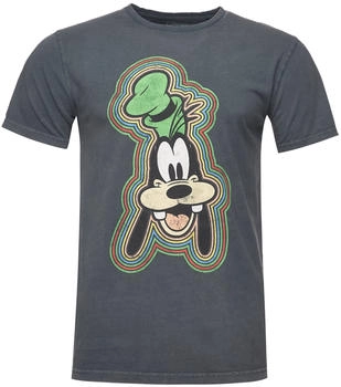 Recovered T-Shirt 'Disney Goofy Outline' schwarz