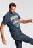 Man's World T-Shirt blau mischfarben