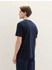 Tom Tailor T-Shirt Logo-Print dark blue