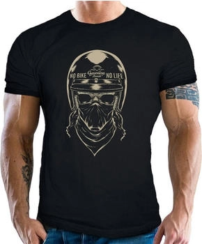 Gasoline Bandit Motorrad T-Shirt 'Gasoline Bandit Biker Racer' No Bike No Life