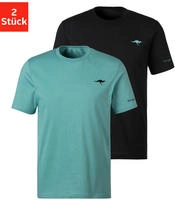 KangaROOS T-Shirt 2er-Pack, mit KangaROOS Print auf der Brust